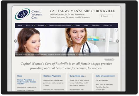 capital women's care rockville|capital women's care portal login.